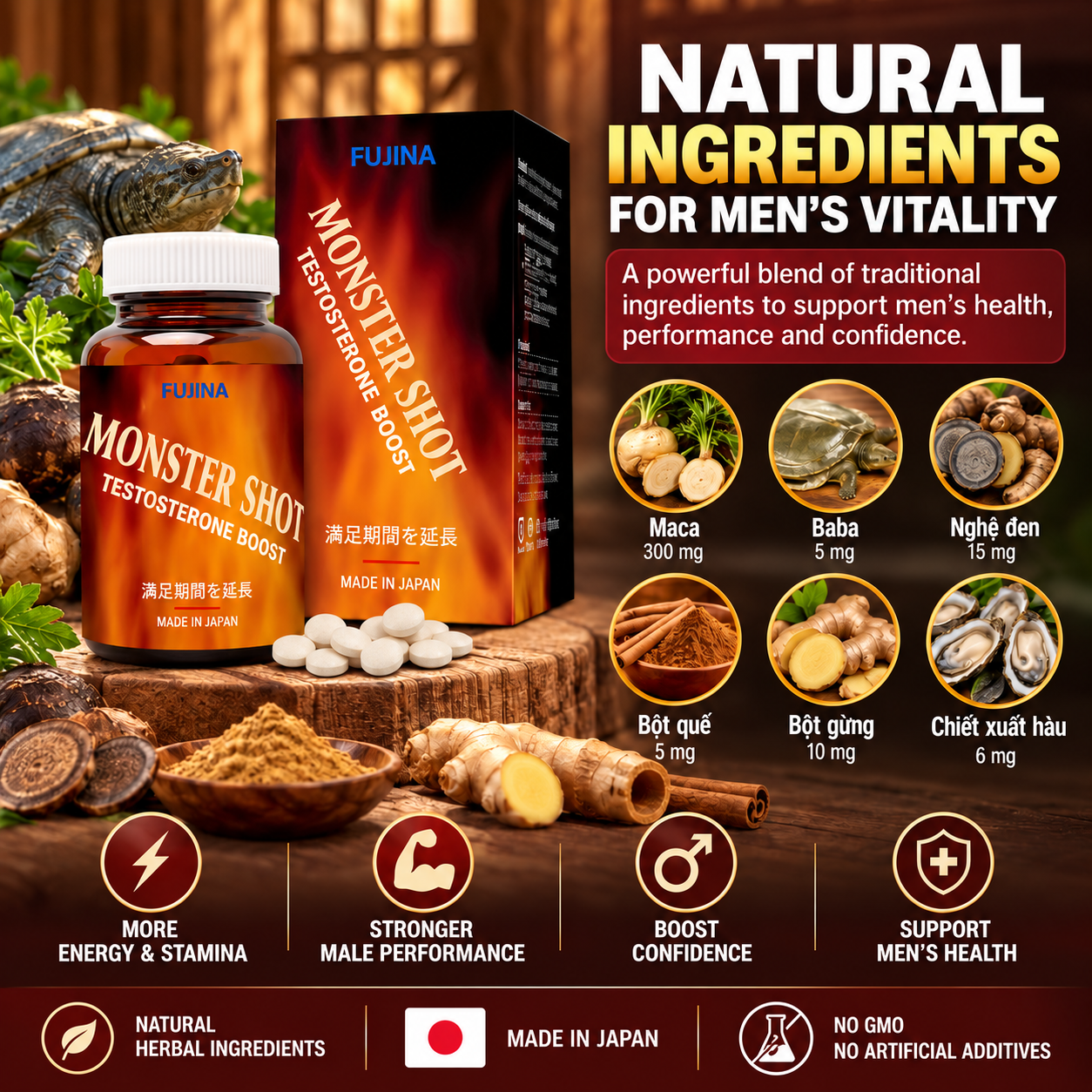 Pill Organic   Men’s Vitality & Performance Support