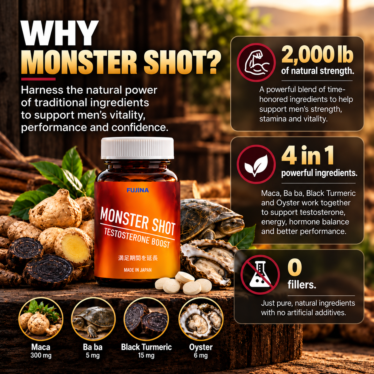 Pill Organic   Men’s Vitality & Performance Support